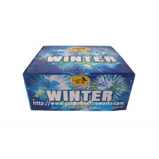 Kembang Api Winter Cake 0.8 inch 100 Shots Mix - GE08100G